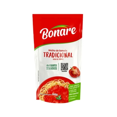 MOLHO TOMATE TRADICIONAL BONARE 300 G