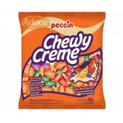 BALA CHEWY CREME MASTIGAVEL SORTIDA PECCIN 400 G