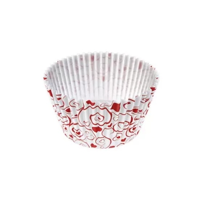 FORMA PAPEL CUPCAKE VERMELHO SWEET LOVE JUNCO 45 UND