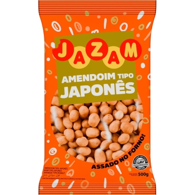 AMENDOIM JAPONES JAZAM 500 G