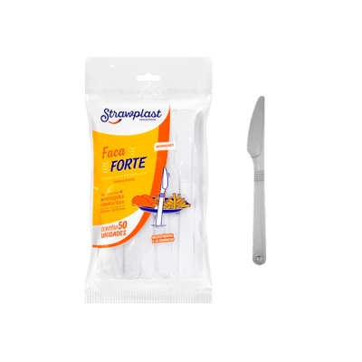 FACA DESC REF FORTE PRATA STRAWPLAST 50 UND