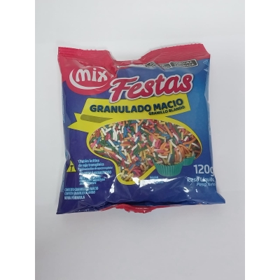 GRANULADO MACIO COLORIDO MIX 120 G
