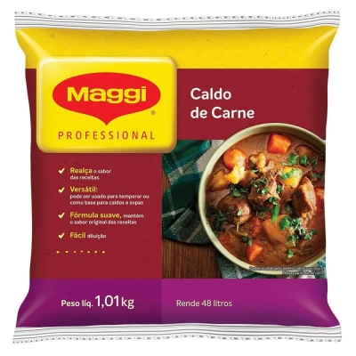 CALDO DE CARNE EM PO PROFISSIONAL MAGGI 1,01 KG