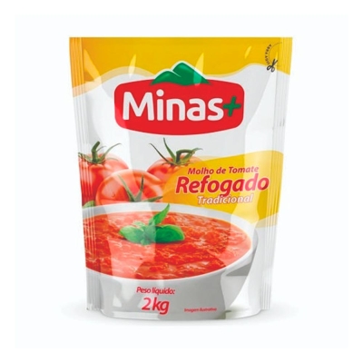 MOLHO TOMATE REFOGADO MINAS MAIS 2KG