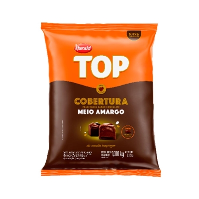 COBERTURA TOP GOTAS MEIO AMARGO 1,010 KG HARALD