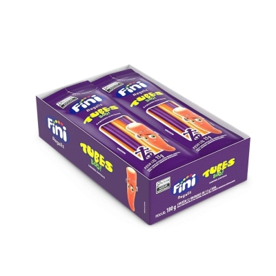 MINI GULOSEIMAS FINI TUBES BOO SORTIDO 12 UND
