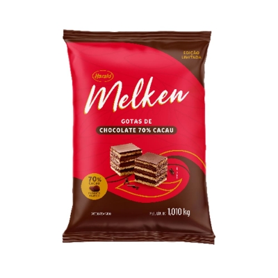 CHOCOLATE MELKEN GOTAS 70% HARALD 1,01 KG