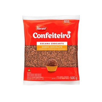 GRANULADO CROCANTE CONFEITEIRO CHOC ESCAMA HARALD 500G