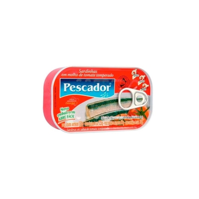 SARDINHA MOLHO DE TOMATE PESCADOR 125G