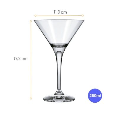 TACA WINDSOR MARTINI 7228 NADIR 250 ML UND