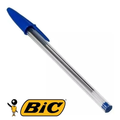 CANETA BIC CRISTAL AZUL