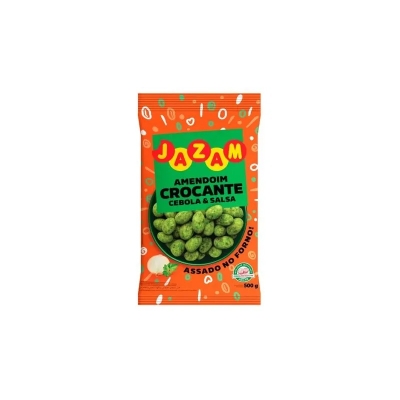 AMENDOIM CROCANTE CEBOLA SALSA JAZAM 500 G