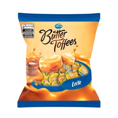 BALA BUTTER TOFFEES LEITE ARCOR 400 G