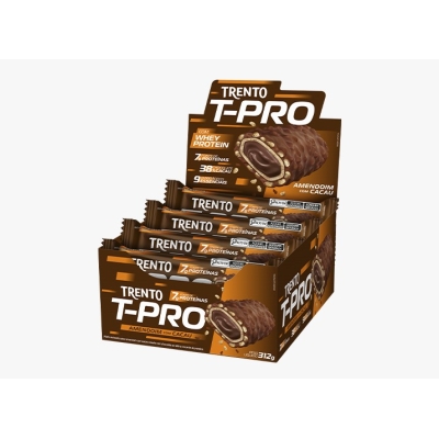 TRENTO T-PRO WHEY AMENDOIM C/ CACAU PECCIN 12 UND