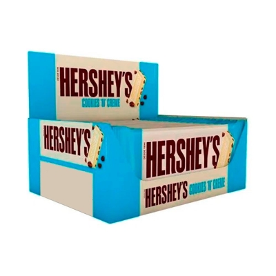 BARRA CHOCOLATE COOKIES CREME HERSHEYS 77 G 18 UND