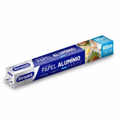 PAPEL ALUMINIO BOMPACK 45X65 MTS