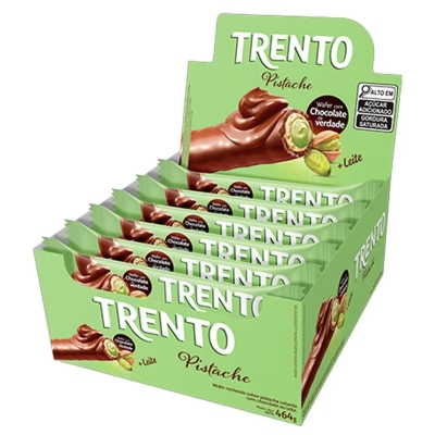 CHOCOLATE TRENTO TRAD PISTACHE PECCIN 16 UND