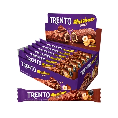 CHOCOLATE TRENTO MASSIMO NUTS PECCIN 16 UND