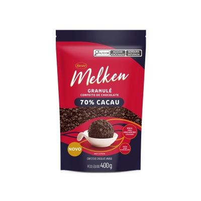 GRANULADO GRANULE MELKEN CHOC 70% CACAU HARALD 400 G