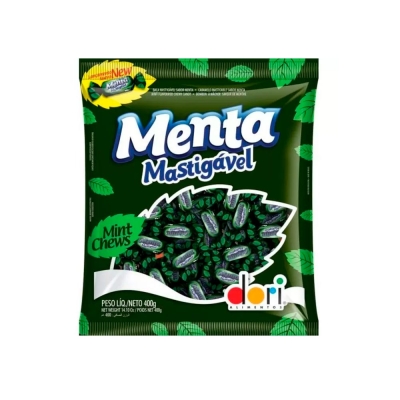 BALA MASTIGAVEL DE MENTA DORI 400 G