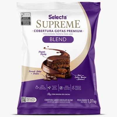 COBERTURA SUPREME GOTAS BLEND SELECTA 1,01 KG