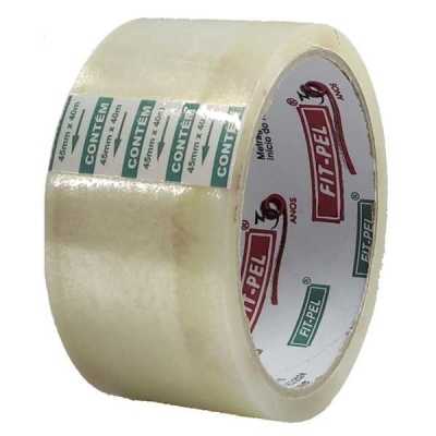 FITA ADESIVA TRANSPARENTE 45X40 CM FIT-PEL UND