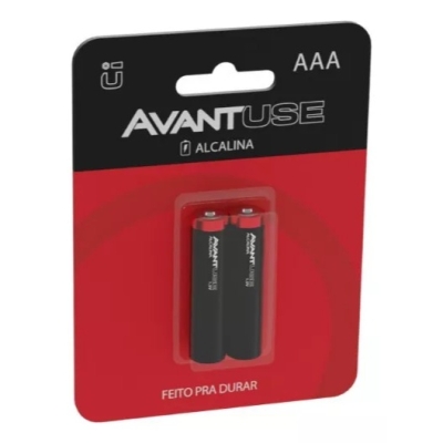 PILHA AVANT USE ALCALINA AAA 02 UND