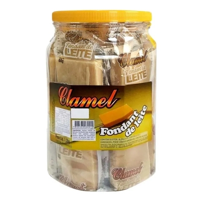 DOCE CLAMEL FONDANT DE LEITE 1,2 KG 20 UND