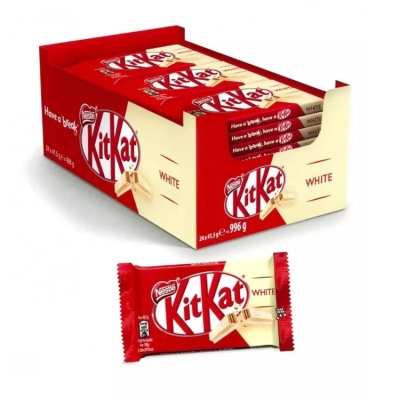 CHOCOLATE KIT KAT CHOC BRANCO 24 UND