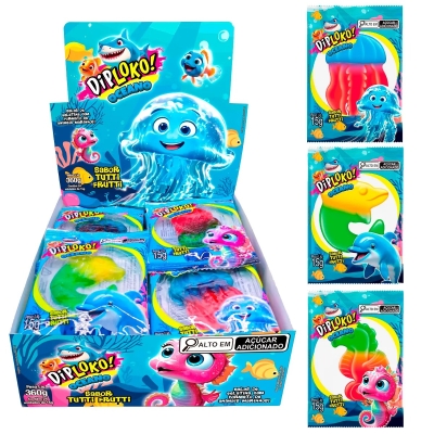 BALA GUMMY OCEANO 15 G DANILLA 24 UND