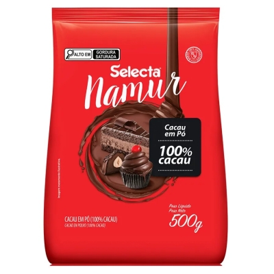 CACAU EM PO 100% NAMUR SELECTA 500 G