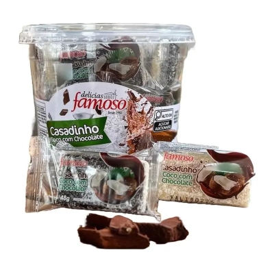 DOCE FAMOSO CASADINHO COCO COM CHOCOLATE POTE 1,01 KG 21 UND