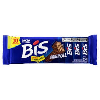 CHOCOLATE BIS AO LEITE 63 G LACTA 10 UND
