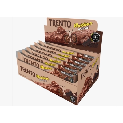 CHOCOLATE TRENTO MASSIMO BROWNIE PECCIN 16 UND