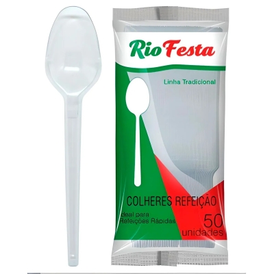 COLHER DESC REF BRANCA RIO FESTA 50 UND