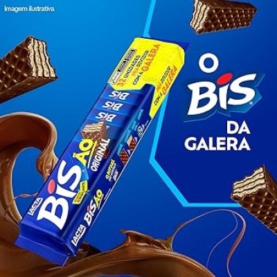 CHOCOLATE BISAO AO LEITE 201,6 G LACTA 32 UND