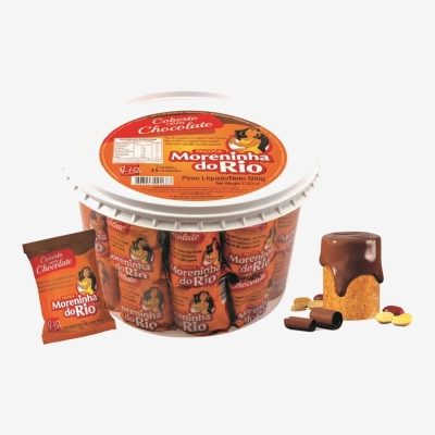 PACOCA MORENINHA DO RIO ROLHA COM CHOCOLATE 500 G 25 UND