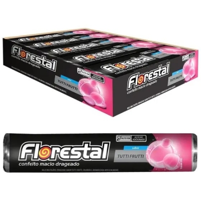 DROPS DRAGEADO TUTTI FRUTTI 320 G FLORESTAL 10 UND