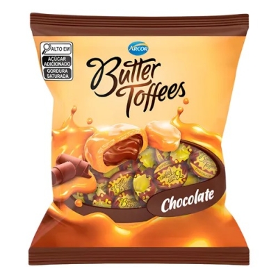 BALA BUTTER TOFFEES CHOCOLATE ARCOR 400 G