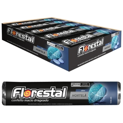 DROPS DRAGEADO HORTELA 320 G FLORESTAL 10 UND